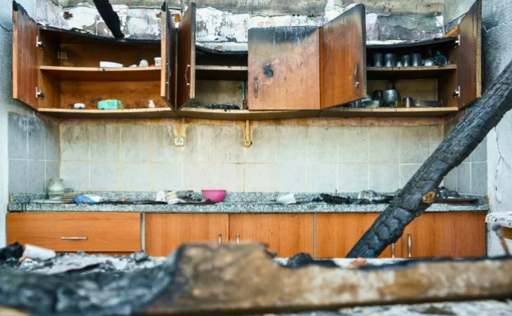 Home fire damage